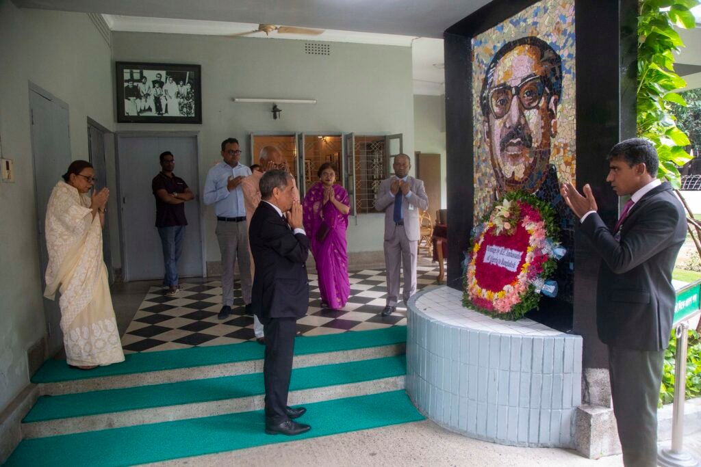 Reverential Visit To Father Of The Nation Bangabandhu Sheikh Mujibur 